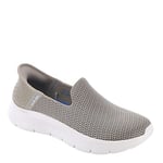 Skechers Femme Women's Hands Free Slip-ins Go Walk Flex-Relish Basket, Bleu Taupe, 38.5 EU Large