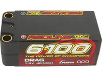 Gens Ace Redline Series 6100Mah 7,4V 130C 2S2p Hardcase 71# Lipo-Batteri