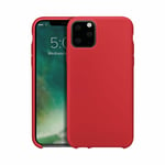 XQISIT Silicone Case for iPhone 11 Pro 5.8" Merlot Red Soft Touch Cover