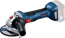 Bosch Professional 18V System GWS 18V-7 Cordless Angle Grinder (125 mm disc Diameter, Protective Guard, Auxiliary Handle, Backing Flange, Locking nut, excluding Batteries and Charger, in Box) [Energy Class B]