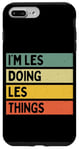 Coque pour iPhone 7 Plus/8 Plus Citation personnalisée humoristique I'm Les Doing Les Things