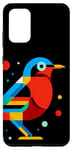 Galaxy S20+ Geometric Minimalism Modern Illustration Nightingale Bird Case