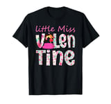 Miss Valentine Pink Flowers Love Valentine's Day T-Shirt