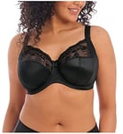 Elomi Women's Cate Underwire Full Cup Banded Bra Coverage,Black,46F