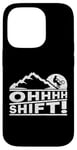 Coque pour iPhone 14 Pro MTB Mountain Bike Humor OHHHH Shift! Funny Mountain Biker