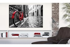 Tavle Vintage Red Bike 60X40 - Artgeist sp. z o. Lerretsbilder