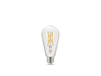 WiZ - Pære Smart TW 7W 806lm 2700-6500K Edison Clear E27