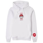 Pokémon Pokéball Unisex Hoodie - White - M - White