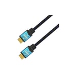 Aisens - premium high speed hdmi v2.0 cable / hec 4k@60hz 18gbps, a/m-a/m, black/blue, 0.5m