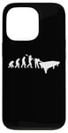 Coque pour iPhone 13 Pro Queue de billard Evolution Snooker Billard