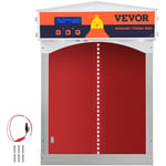 Mophorn - vevor Porte de Poulailler Automatique Fer Galvanise abs Ouvre-Porte Poulailler avec Minuterie Capteur de Lumiere Ecran lcd Adaptateur 6 v