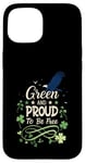 Coque pour iPhone 15 Trèfle vert et fier d'être libre – Célébrez la liberté