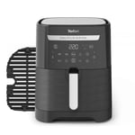 Tefal Easy Fry XXL 2in1 Digital Dual Air Fryer & Grill, 6.5L or 3.25L x2 Drawer Capacity, 8 Programs, Black, EY801827, Amazon Exclusive, 1830 W, Grey