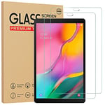 Gerutek Lot de 2 Verre Trempé pour Samsung Galaxy Tab A 10.1 2019 (SM-T510 / SM-T515), Protection écran pour Samsung Galaxy Tab A 2019 10.1 Pouces T510/SM-T515, 9H, Haute sensible, Sans Bulles