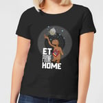 T-Shirt Femme E.T. l'extra-terrestre - Téléphone Maison - Noir - S - Noir