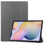 Tri-fold Fodral för Galaxy Tab S7/S8 Plus 12.4" - Grå