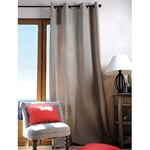 Lovely CASA R61490001 Duo Rideau Occultant Uni Coton Lin 240 x 135 cm