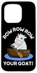 iPhone 15 Pro Row Row Row Your Goat Funny Animal Pun Case