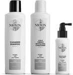 Nioxin 3-Part System | System 1 | Natural Hair with Light Thinning Hair | Scalp