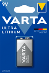 VARTA Ultra Lithium 9 V litiumbatteri