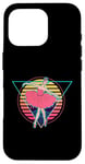 Coque pour iPhone 16 Pro Ballerine rétro futuriste Synthwave Vaporwave Ballet Pop