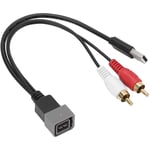 Basetbl - Câble adaptateur usb rca audio de voiture 8 broches 23 cm/9,06 pouces de remplacement pour Nissan Cube Juke Versa