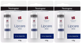 3 X Neutrogena Norwegian formula Lip Care SPF20 4.8g