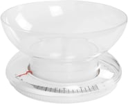 Salter 484 WHDR Magnified Mechanical Scales, 133 KG Maximum Capacity,  Compact Design, Magnifying Lens, Bathroom, Easy to Read Dial, Cushioned, No