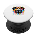 Coloré Splash Art Harrier Harriers PopSockets PopGrip Adhésif