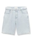 REPLAY WA481 Shorts en Jean, 10 Blue Denim, 23 Femme