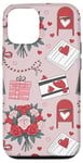 Coque pour iPhone 12/12 Pro Coeurs d'amour mignons Saint Valentin Funny Valentine