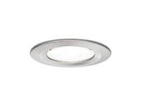 Paulmann Nova, Nedtryckbar Spotlight, Gu10, Led, 6,5 W, 4000 K, Rostfritt Stål