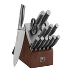 Henckels Graphite 14-pcs, Knife block set, brown