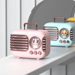 Cute Retro Speaker Mini Luggage Mini Speaker Creative Vintage Lo 2