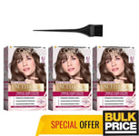 L'Oréal Paris Excellence Creme 6.1 Dark Ash Blonde Hair Color 3-Pack