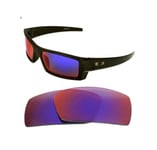 NEW POLARIZED CUSTOM  LIGHT +RED LENS FOR OAKLEY GASCAN S SUNGLASSES