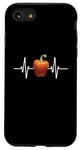 Coque pour iPhone SE (2020) / 7 / 8 Heartbeat Poivrons Orange