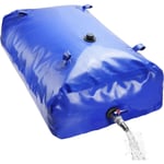 Réservoir d'eau pour brouette I Sac à Eau Mobile Outdoor avec Valve de Sortie et Tapis antidérapant I Bidon d'eau Pliable en PVC Extra résistant I