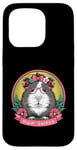 Coque pour iPhone 15 Pro Maman de cochon d'Inde pour les propriétaires de cochons d'Inde éleveurs de cochons d'Inde