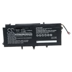 vhbw Batterie compatible avec HP EliteBook Folio 1040 G2 (M5J78PP) ordinateur portable Notebook (3750mAh, 11,1V, Li-polymère)