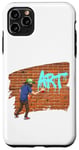 Coque pour iPhone 11 Pro Max Peinture en spray graffiti pour décoration murale - Peut faire vibrer la brique