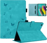 Coque Tablette Samsung Tab S5e Motif Papillon Housse Tablette Galaxy Tab S5e Fonction Support Étui Compatible Avec Samsung Galaxy Tab S5e Sm-T720/T725 Bleu