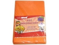 Polsirhurt Dekorativ Filt Orange 20X30 10St.