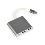 USB C til VGA-adapter GEMBIRD A-CM-HDMIF-02-SG