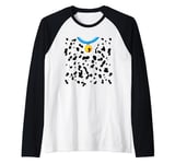 Dalmatian Dog Costume Halloween Kids Adult Dalmations Spots Raglan Baseball Tee