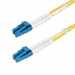 StarTech.com Câble Fibre Optique de 2m Monomode LC à LC (UPC) OS2, LSZH - Cordon de raccordement - mode unique LC/UPC (M) pour mode unique LC/UPC (M) - 2 m - 2 mm - fibre optique - duplex - 9 /...