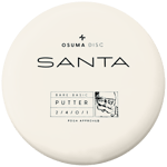 Osuma Frisbee Golf disc Bare-Basic Santa, putter