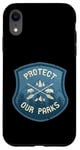 iPhone XR Protect Our Parks National Parks Vintage Retro Badge Case