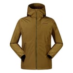 Berghaus Men's Deluge Pro Insulated Waterproof Shell Jacket | Adjustable | Durable Coat | Rain Protection, Oak Moss, XL