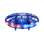 Mini Drone for Kids UFO Flying Ball Toys,Hand Controlled Interactive Infrared Induction Helicopter Ball with360° Rotating and LED Lights For 4-12Years Children Boys Girls Kids Toys Gifts,Lantern Blue